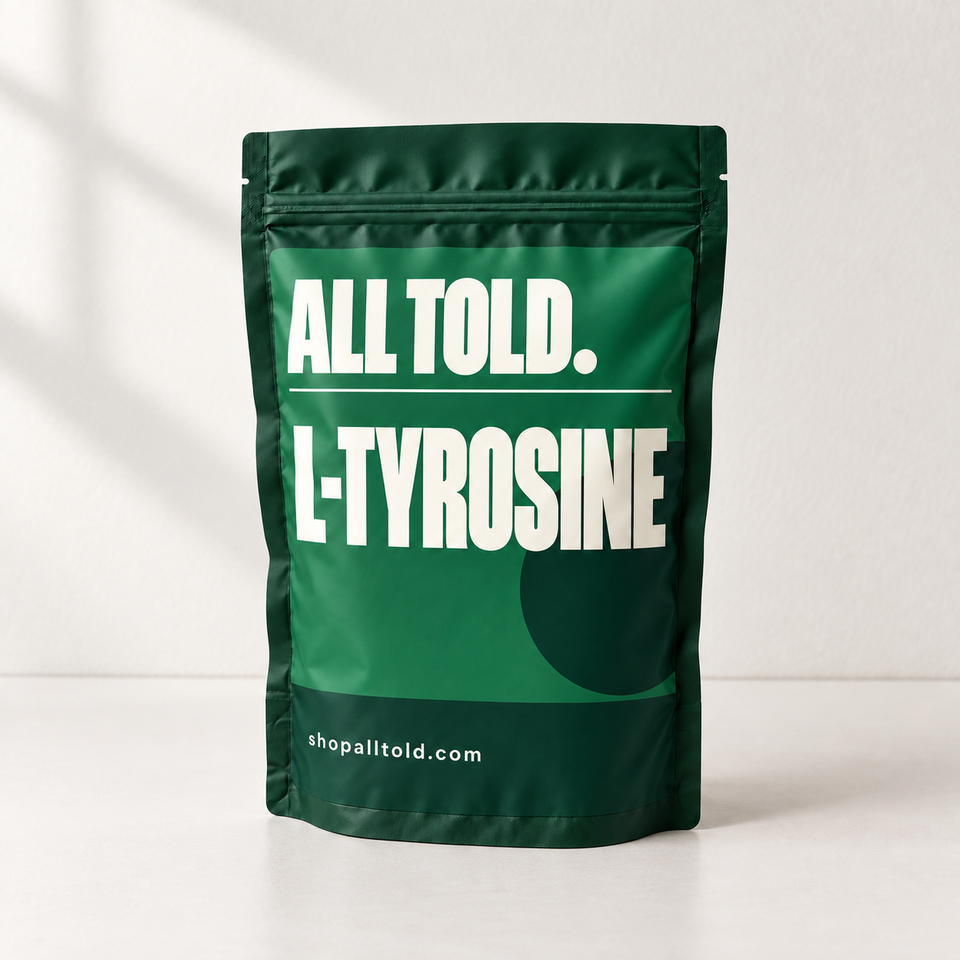 L-Tyrosine in ALL TOLD packaging