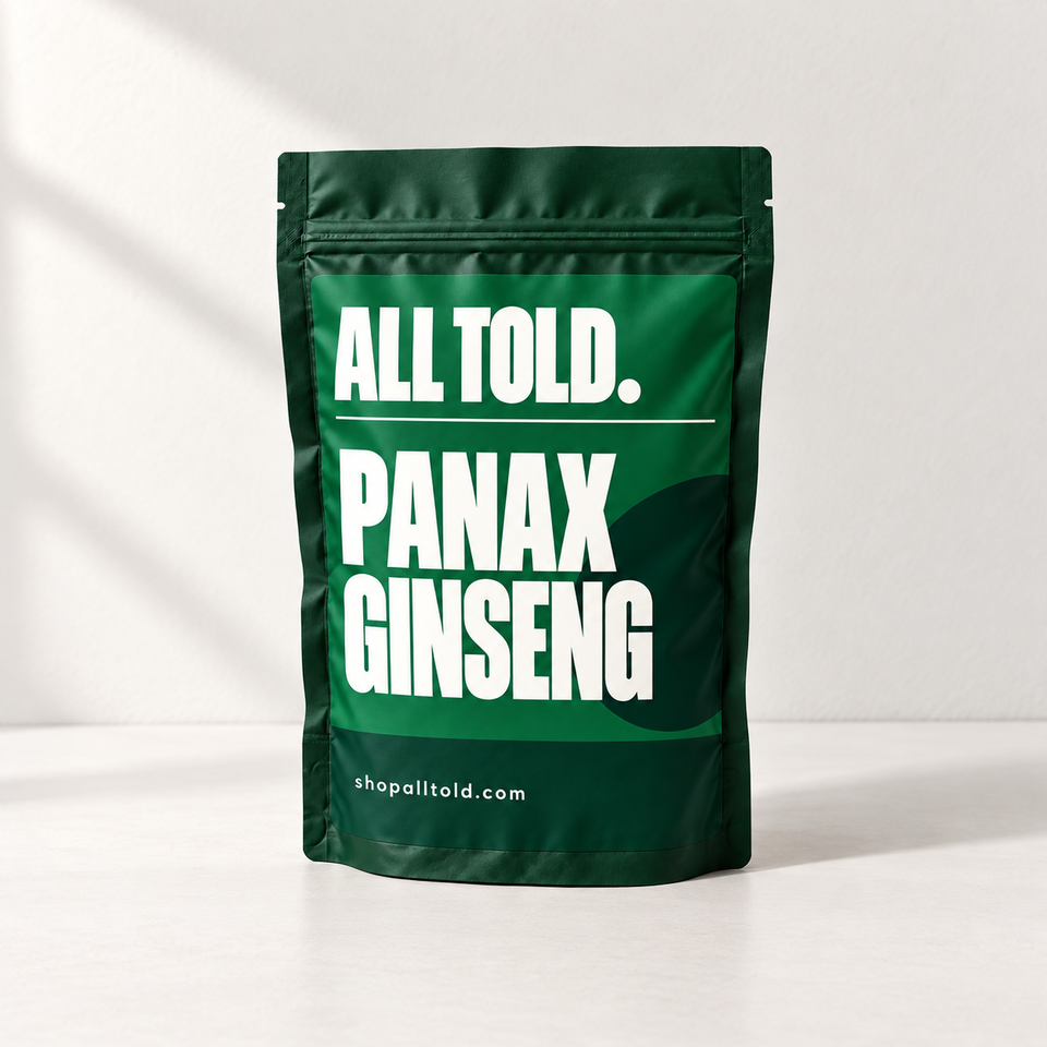 Panax Ginseng in ALL TOLD packaging