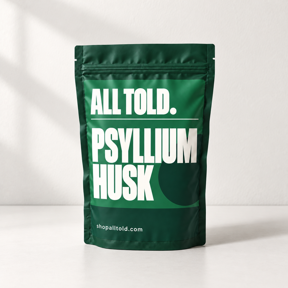 Psyllium Husk in ALL TOLD packaging