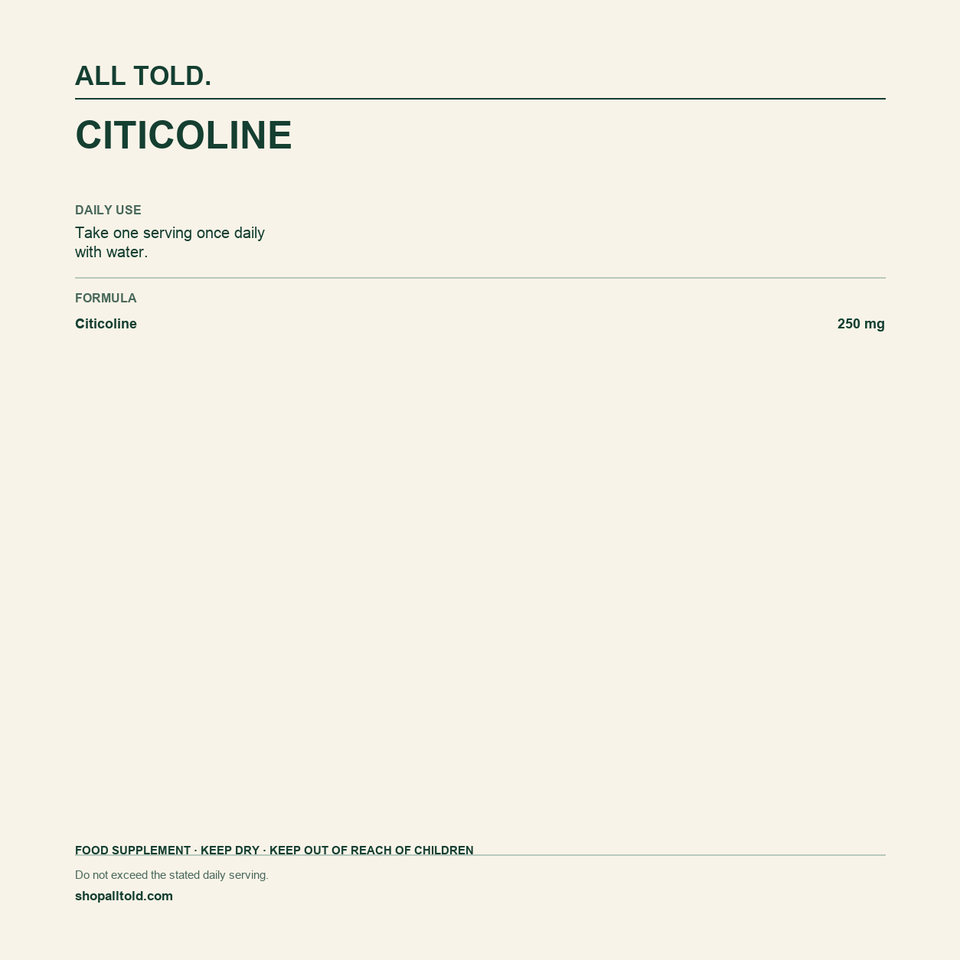Formula card for Citicoline