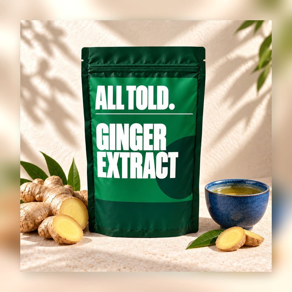 Ginger Extract lifestyle photograph