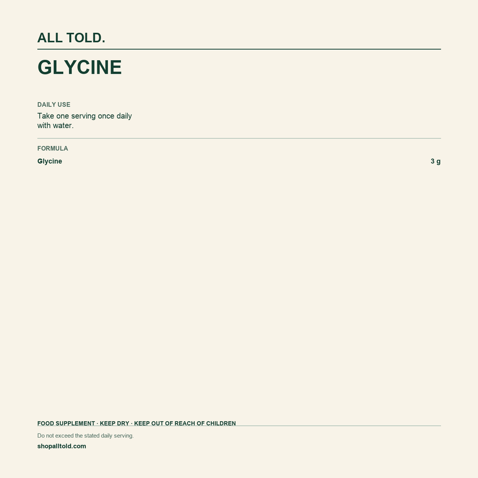 Formula card for Glycine