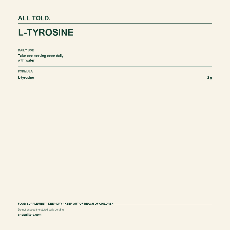 Formula card for L-Tyrosine