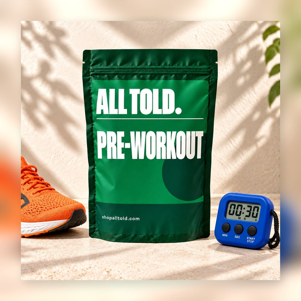 Pre-Workout lifestyle photograph