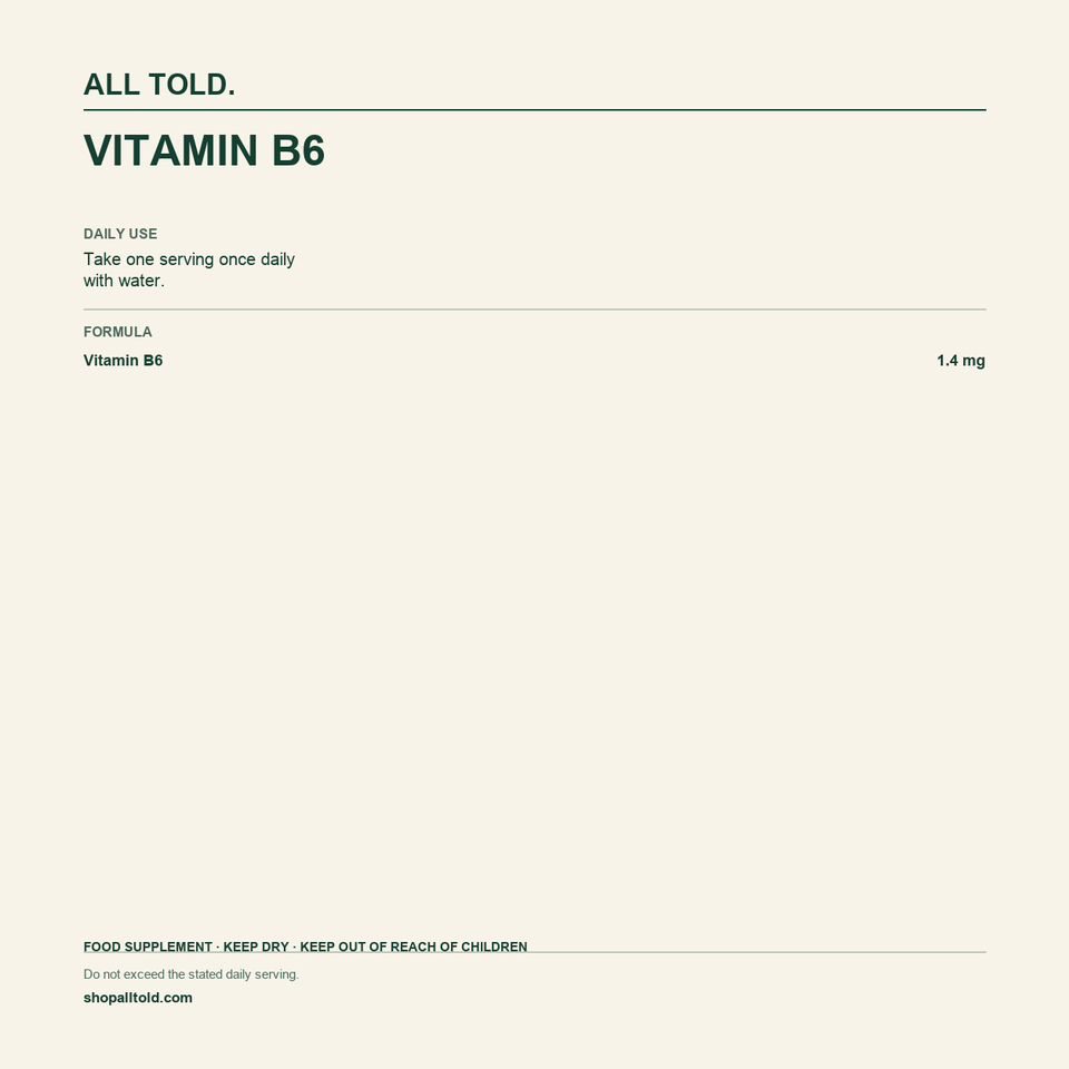 Formula card for Vitamin B6