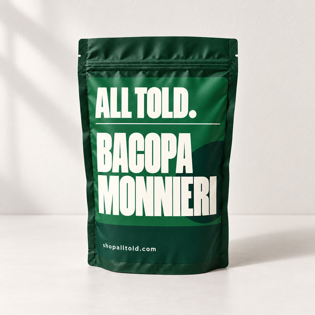 Bacopa Monnieri editorial packaging concept