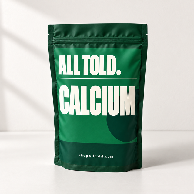 Calcium editorial packaging concept