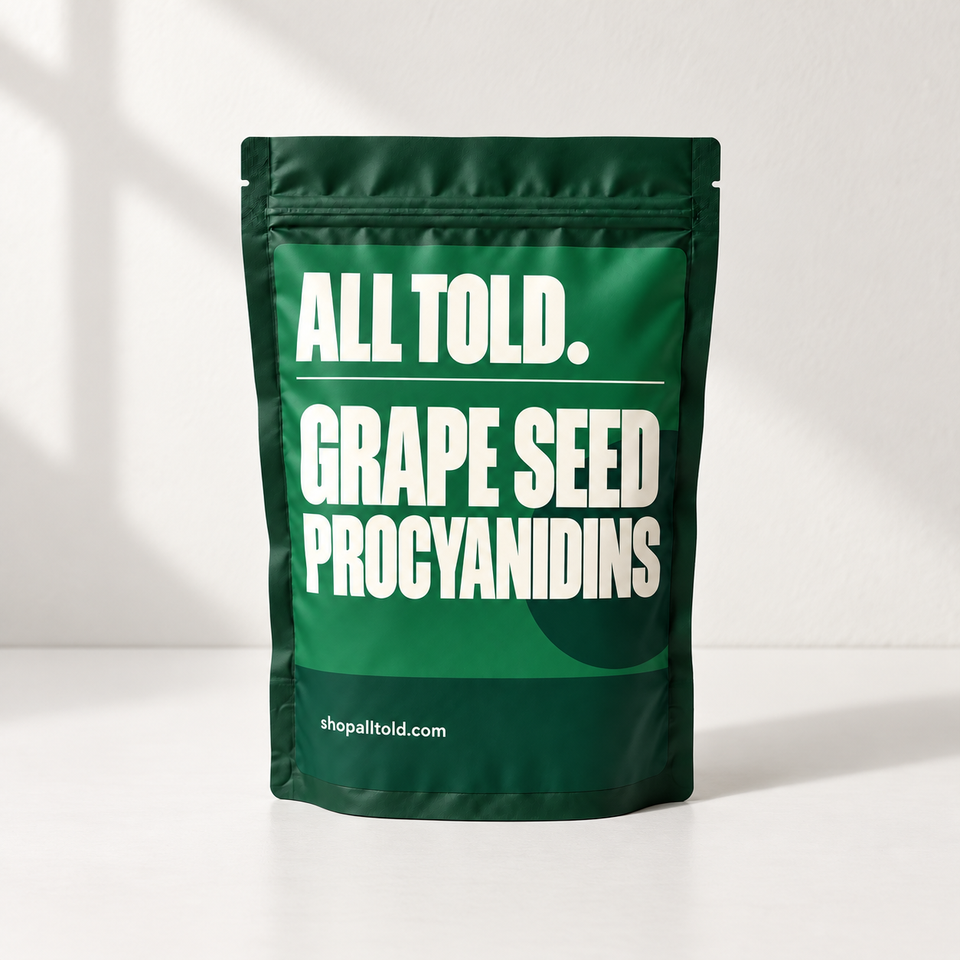 Grape Seed Procyanidins in ALL TOLD packaging