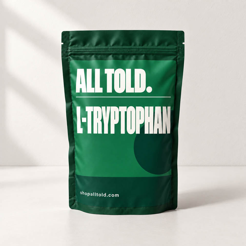 L-Tryptophan in ALL TOLD packaging