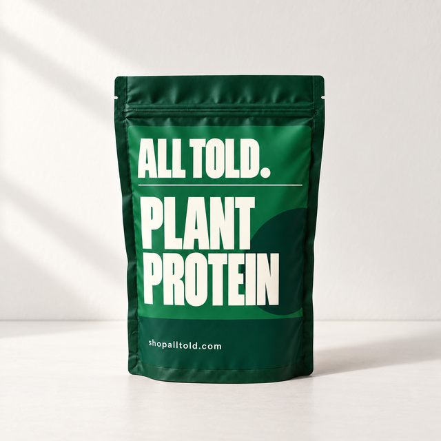 Plant Protein editorial packaging concept