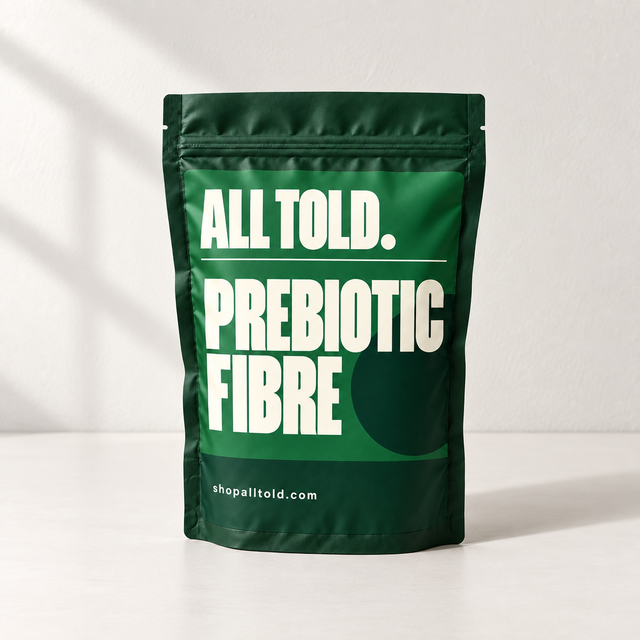 Prebiotic Fibre editorial packaging concept
