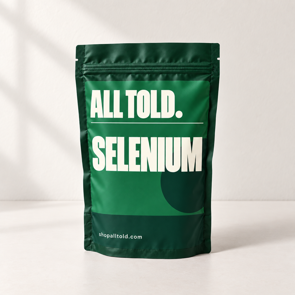 Selenium in ALL TOLD packaging