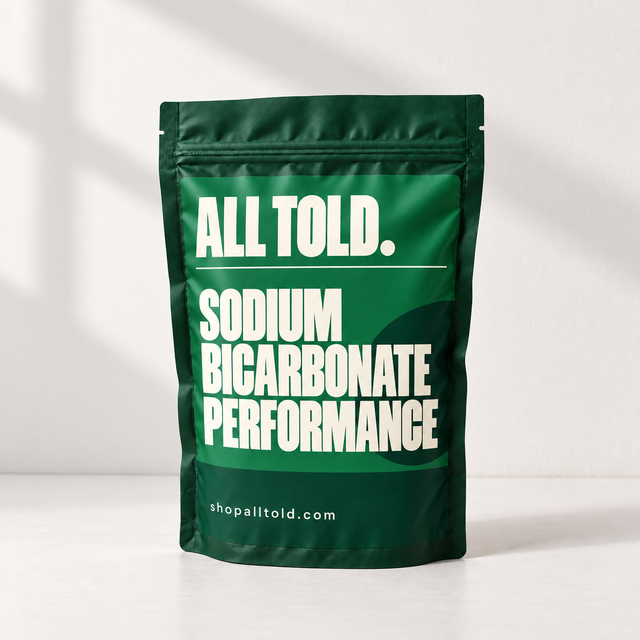 Sodium Bicarbonate Performance editorial packaging concept