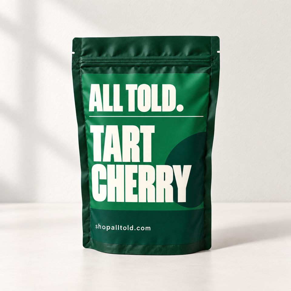 Tart Cherry in ALL TOLD packaging