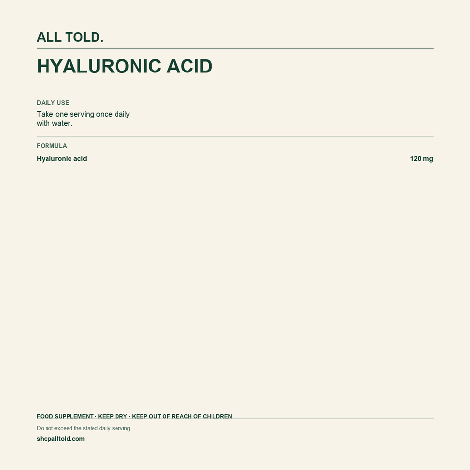 Formula card for Hyaluronic Acid