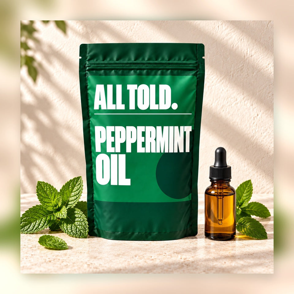 Peppermint Oil lifestyle photograph