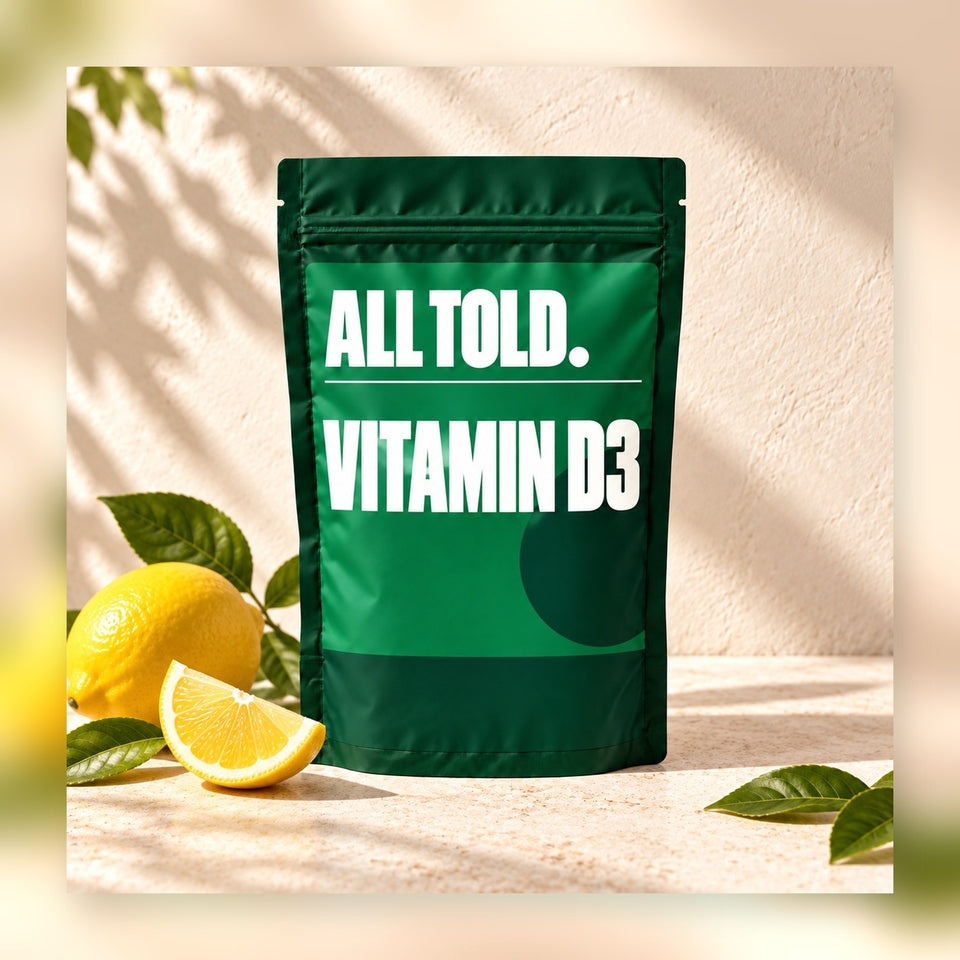 Vitamin D3 lifestyle photograph